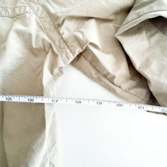 Woolrich Jacket Women's Zip Up Tan Adjustable Waist Hooded Patch Pockets Size S - Picture 7 of 8